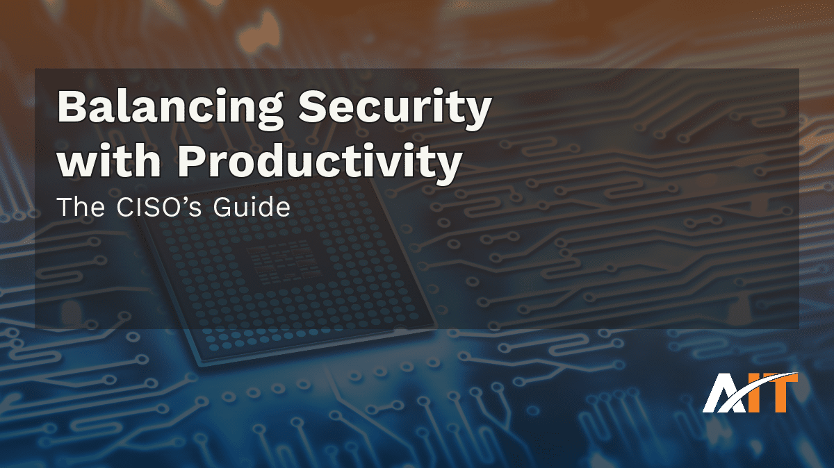 Blog title image for: Balancing Security with Productivity: The CISO's Guide