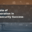 Blog post title image: The Role of Collaboration in Cybersecurity Success